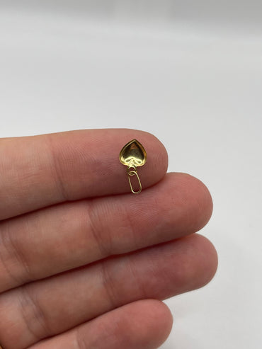 9ct gold heart charm