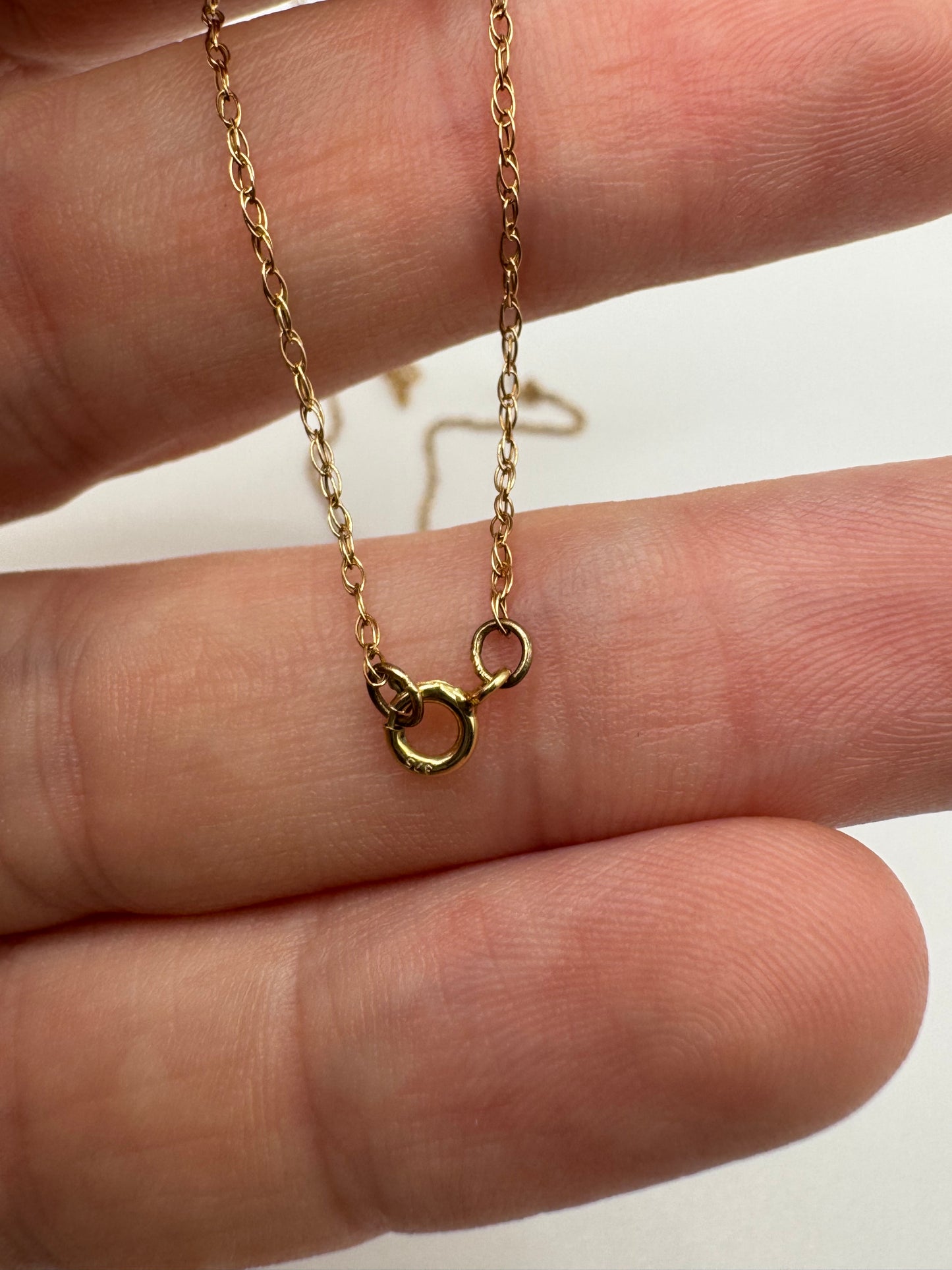 9ct gold tanzanite and diamond necklace