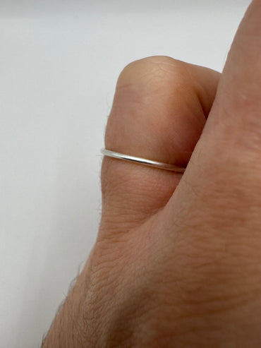 Silver stacking band