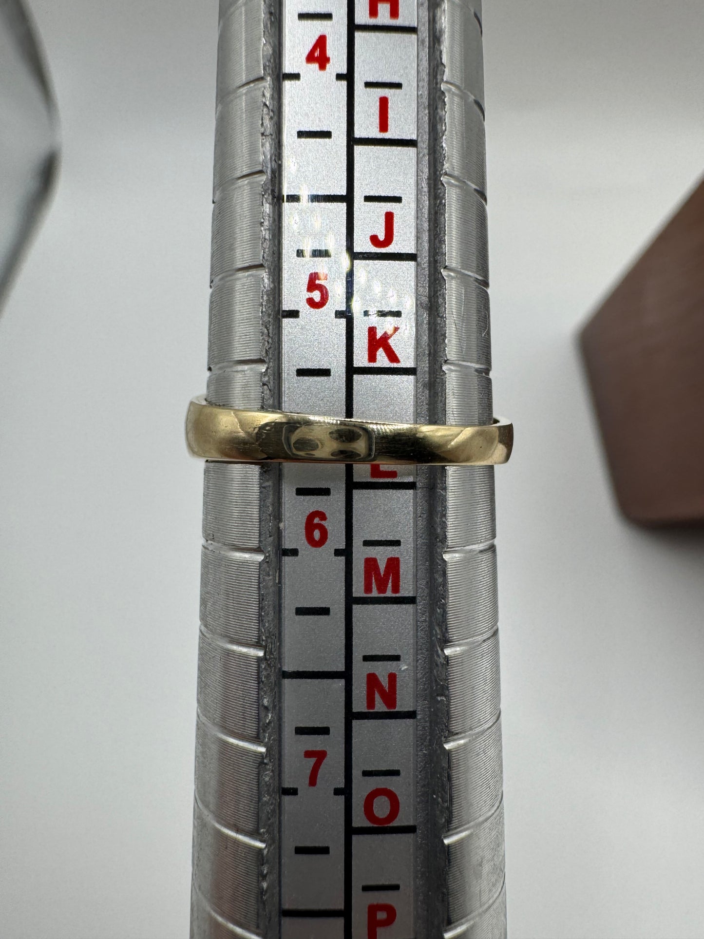 RESERVED 9ct gold pearl gypsy ring