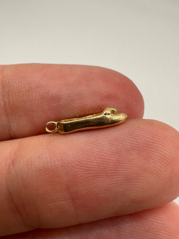 9ct gold slipper charm