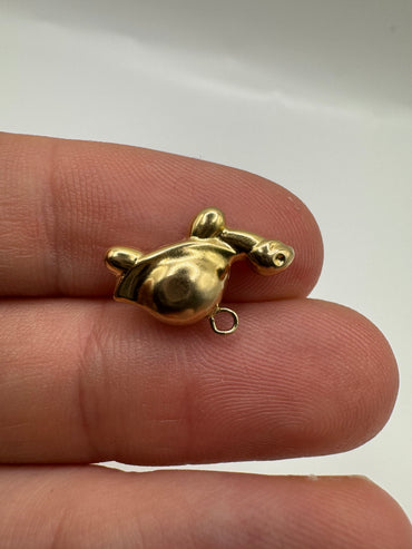 9ct gold turtle charm