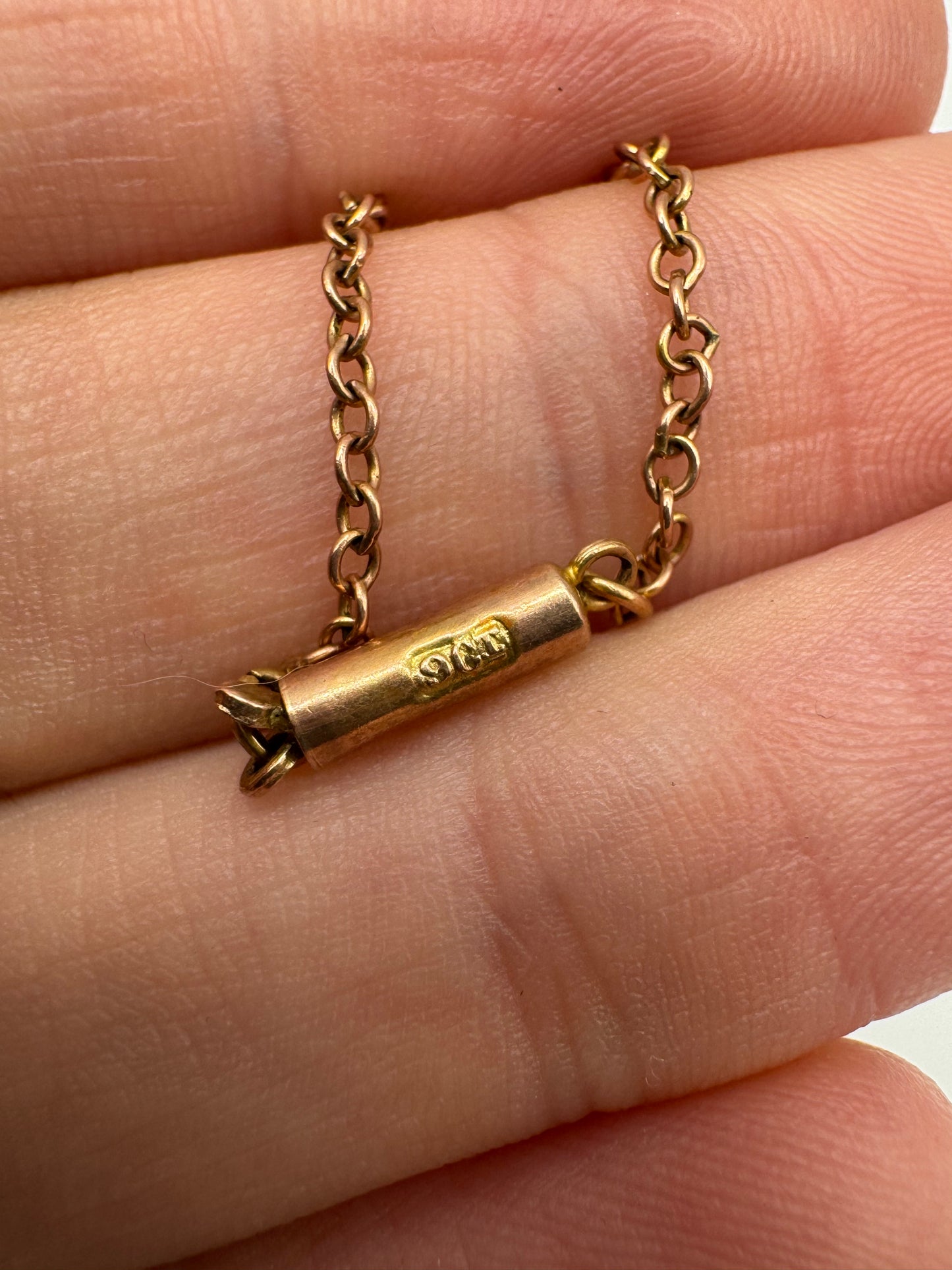 Antique 9ct rose gold chain 4