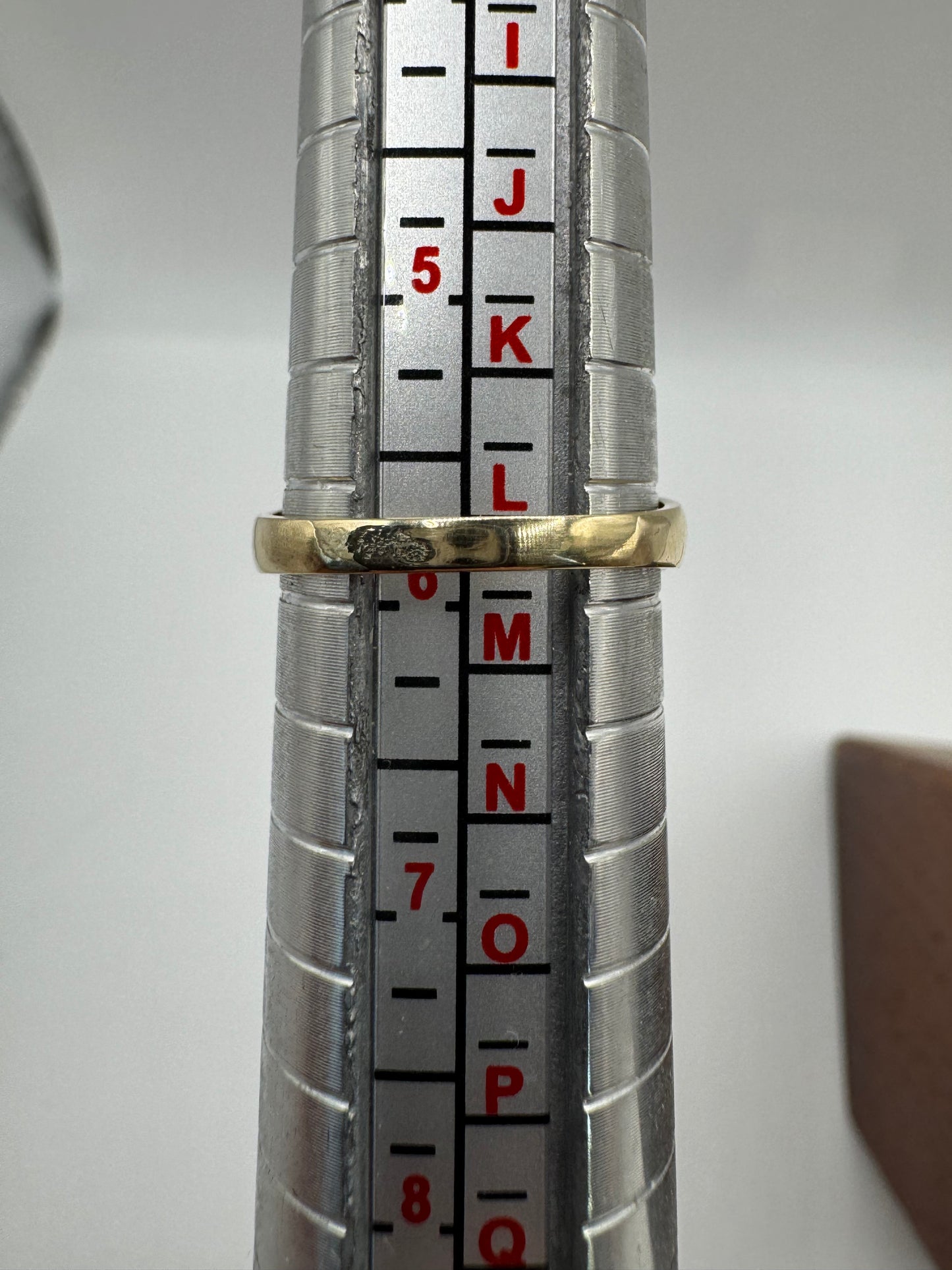 9ct gold citrine and diamond gypsy ring