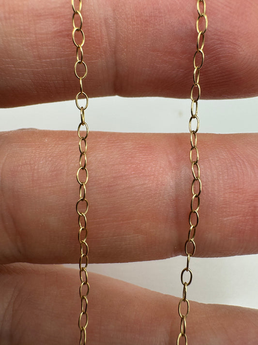 9ct gold chain 19