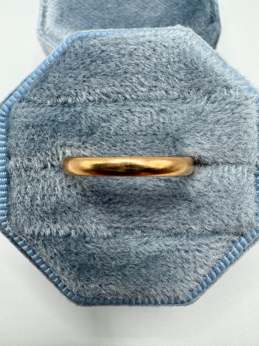 9ct rose gold band