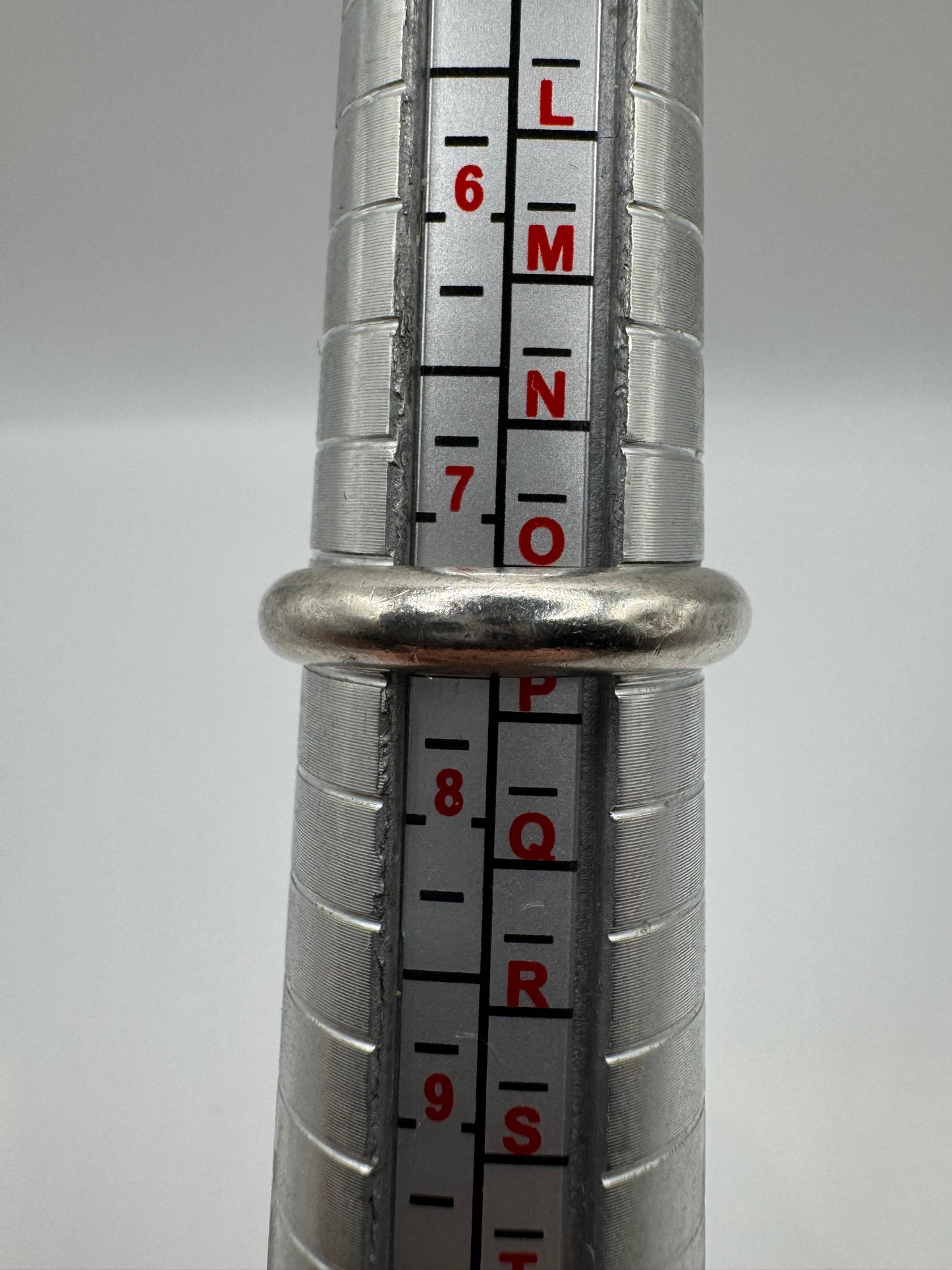 Silver wedding style band