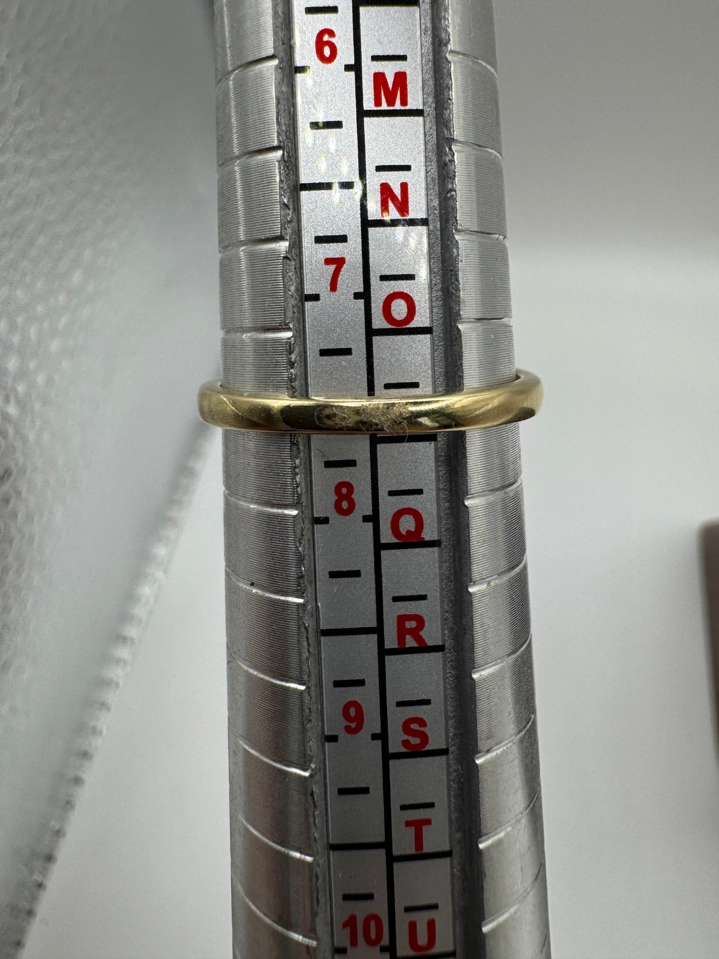 9ct gold pink topaz and zircon ring