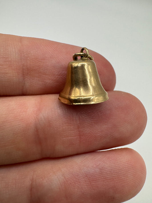 9ct gold bell charm