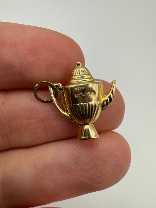 9ct gold coffee jug charm