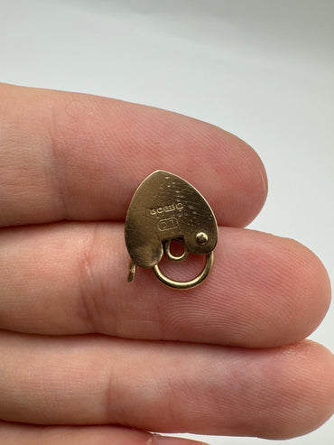 9ct gold padlock 8
