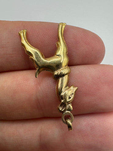 9ct gold character charm