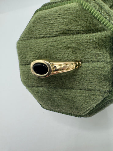 9ct gold onyx signet ring