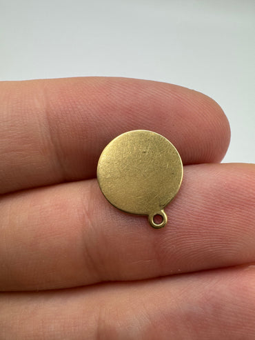 9ct gold enamelled “30” charm