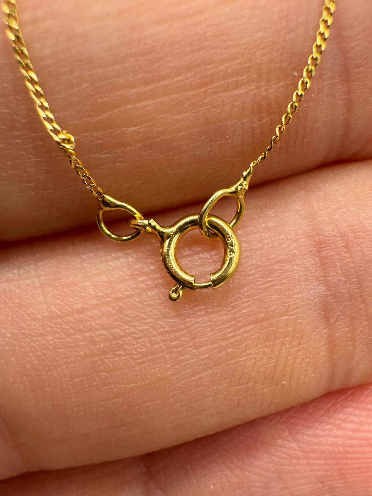 9ct gold chain 43 23”
