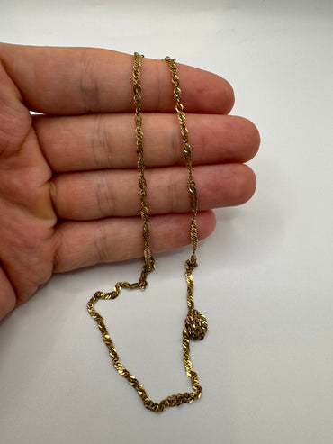 9ct gold chain 13 (15.5”)