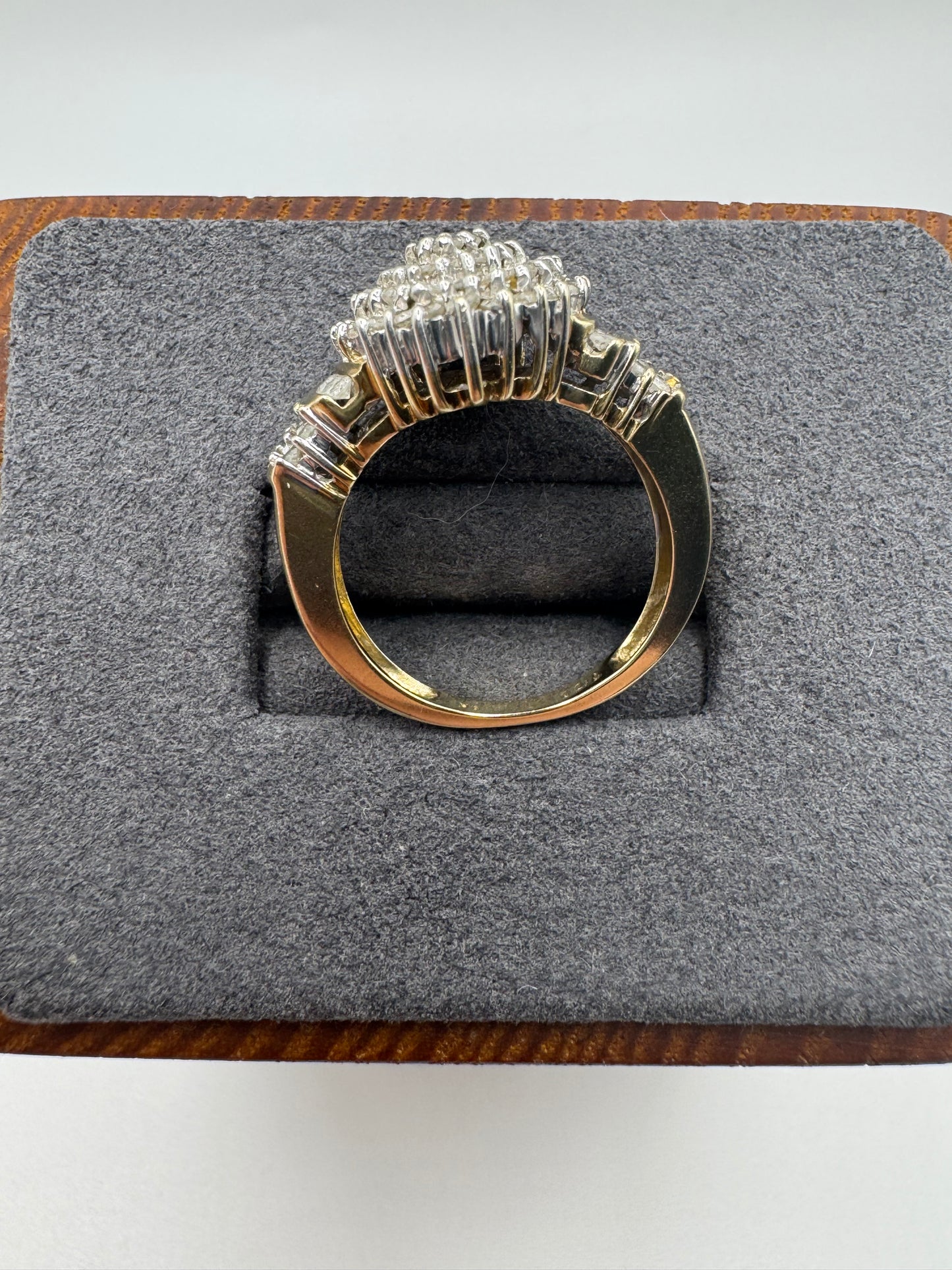 9ct gold 0.5ct diamond ring