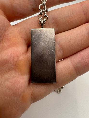 Silver ingot chain