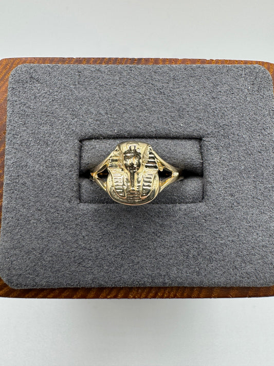 9ct gold tutankhamun ring