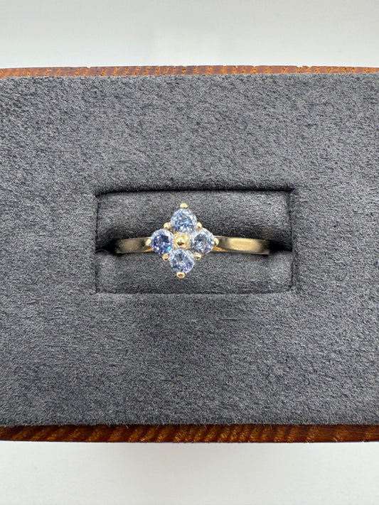 9ct gold tanzanite ring