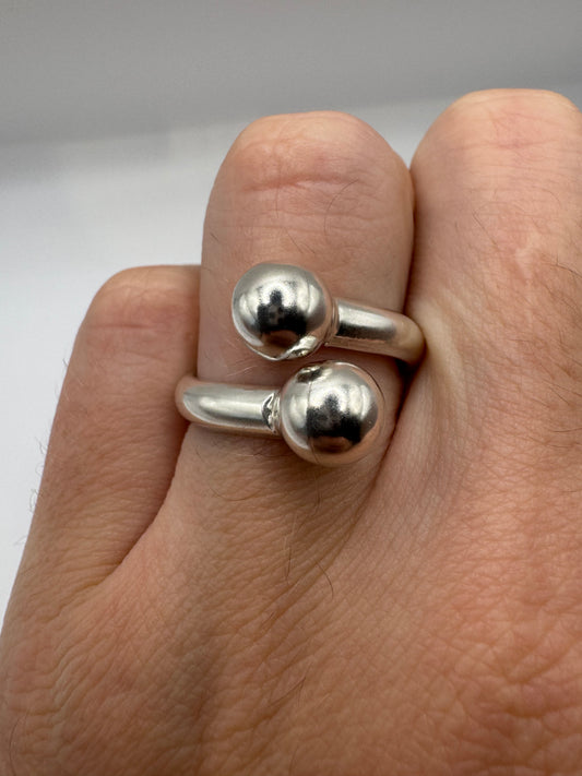 Silver torque ring (8.5-R)