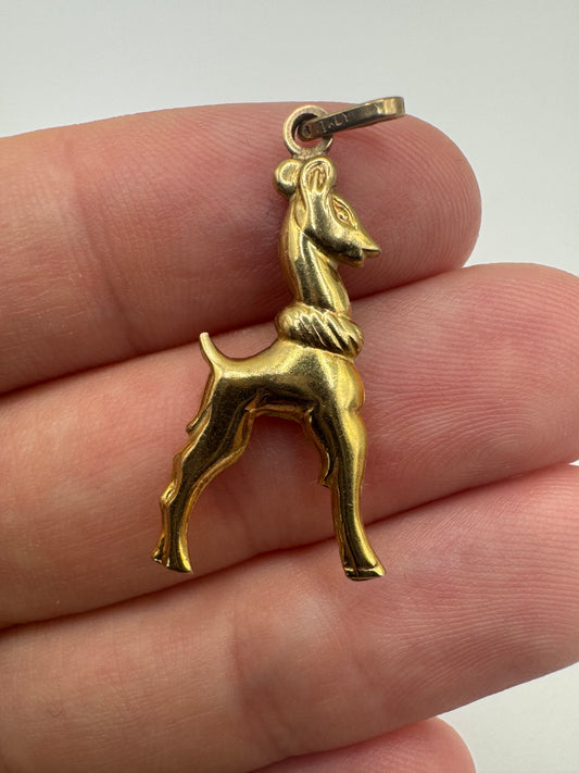 9ct gold character charm