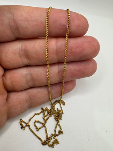 9ct gold chain 28