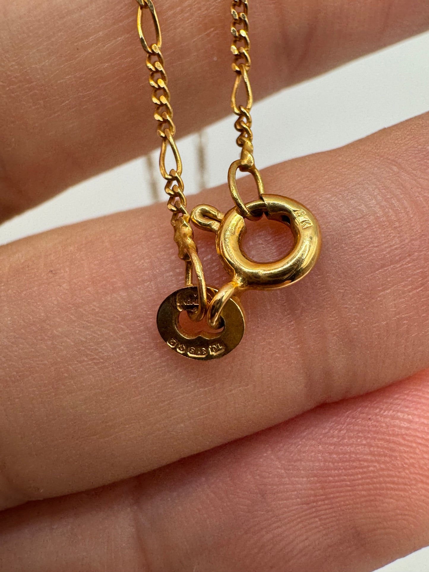 9ct gold chain 76 18”