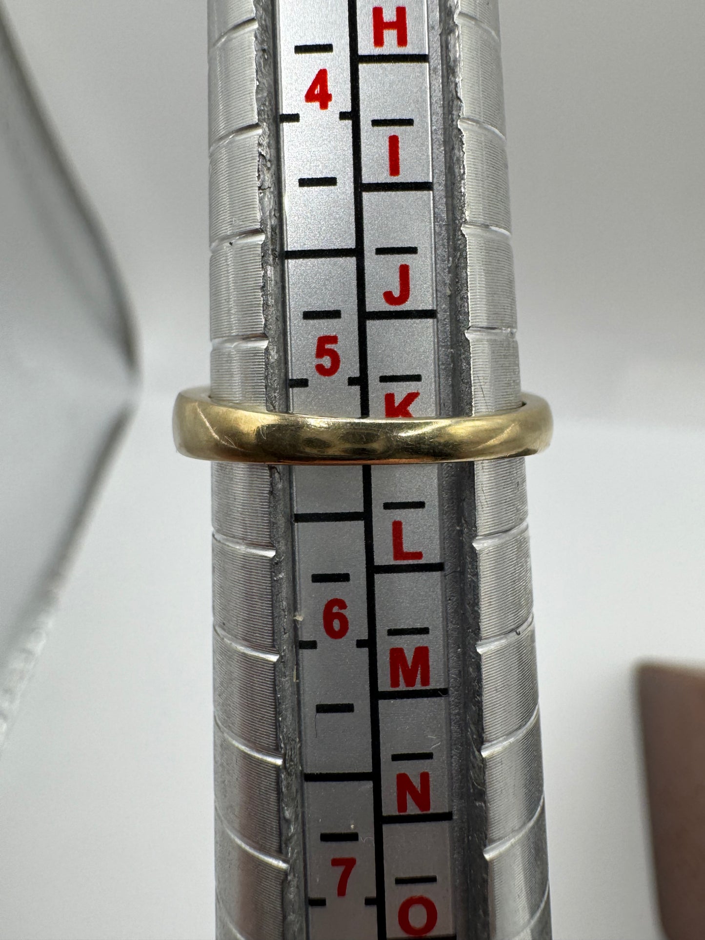 9ct gold amethyst half eternity ring