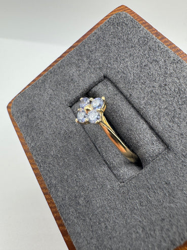 9ct gold tanzanite ring