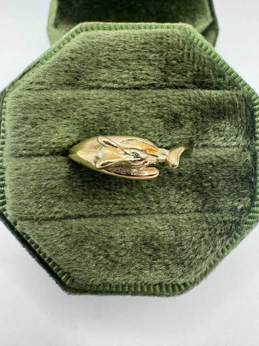9ct gold mouse ring