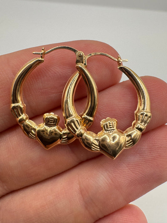9ct gold Creole earrings