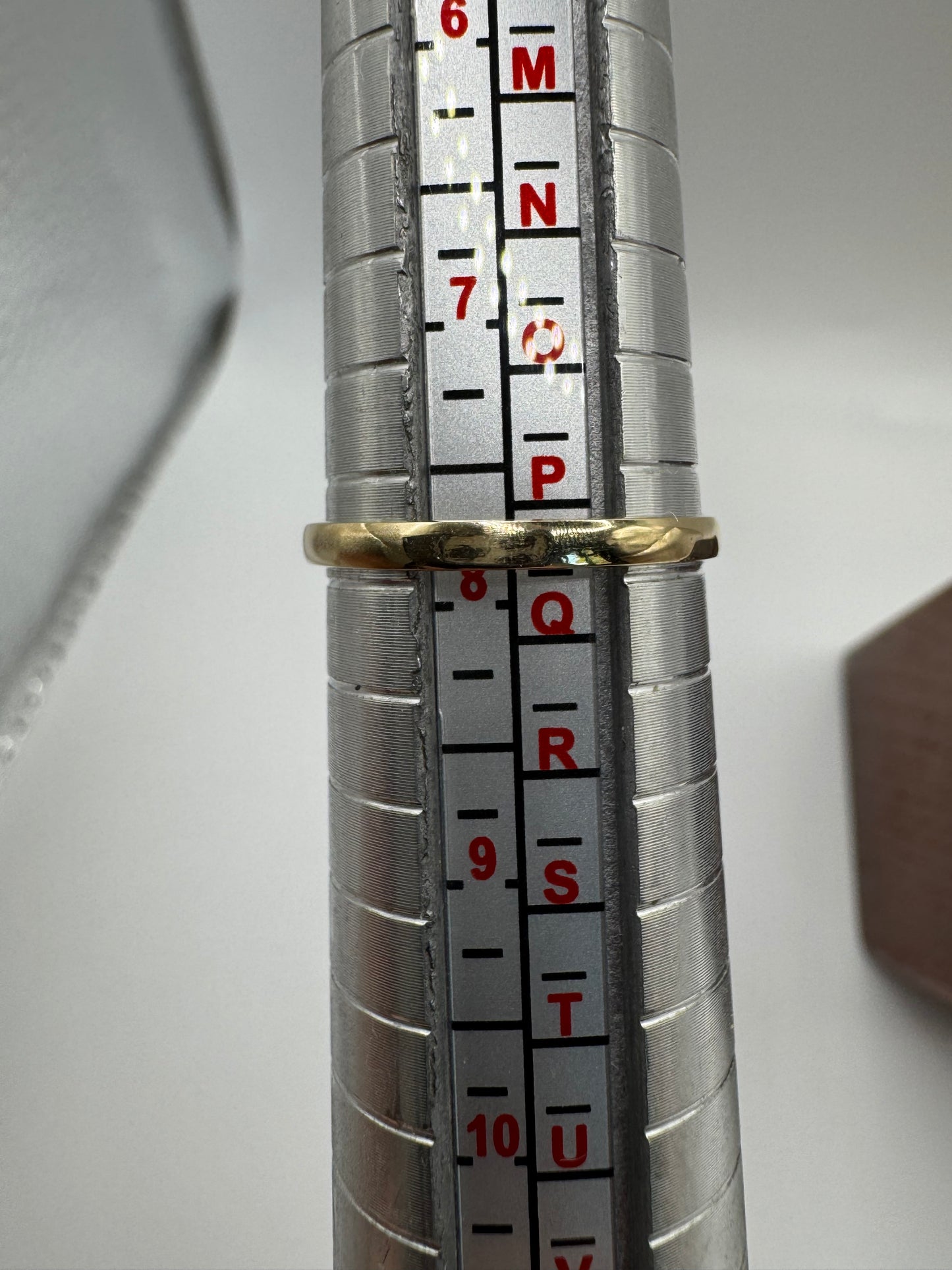 9ct gold coral and pearl ring