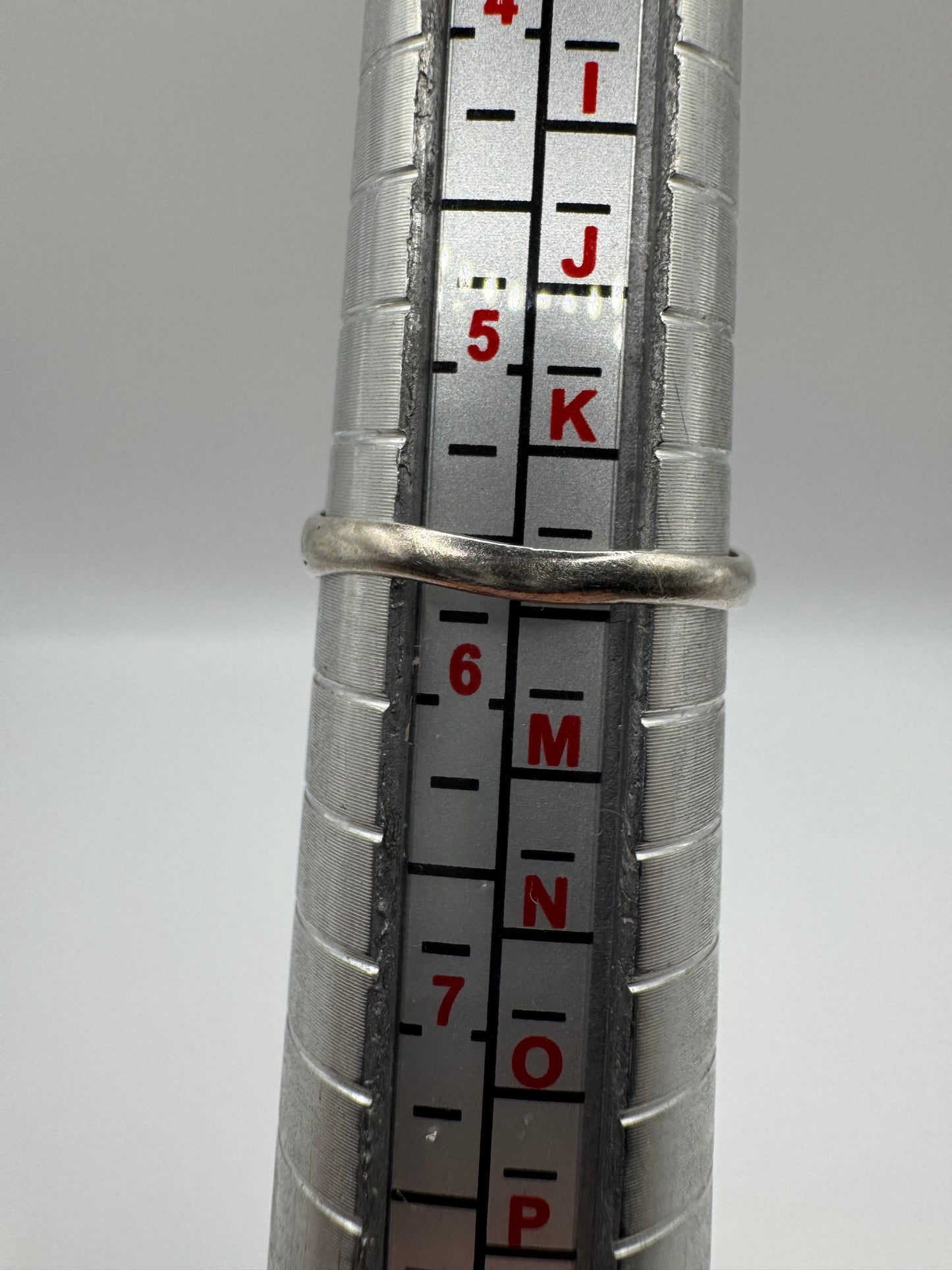 Silver turquoise owl ring