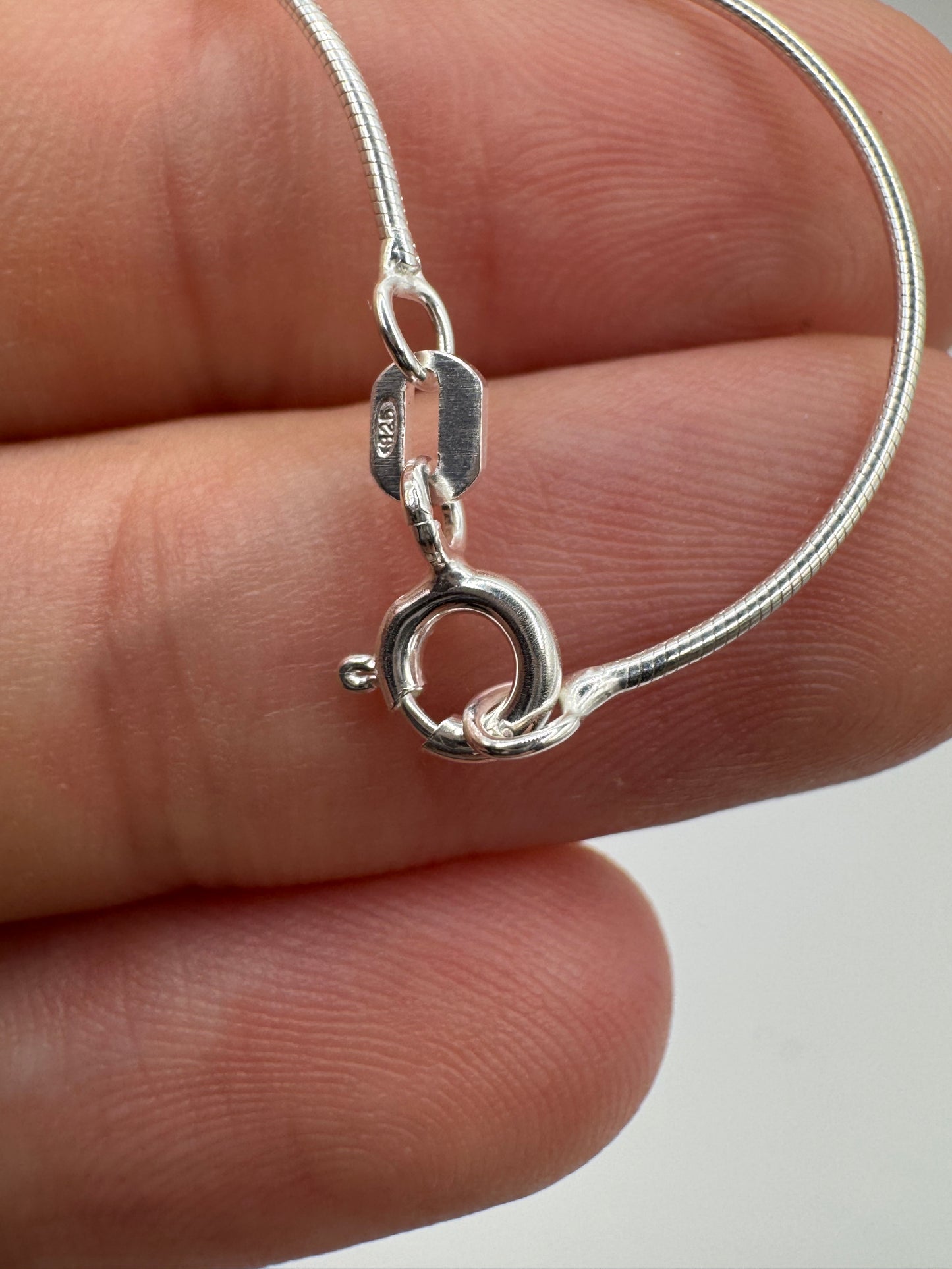 Silver snake chain 13 22”