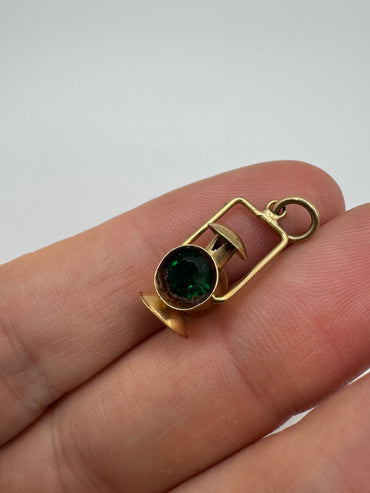 9ct gold lantern charm