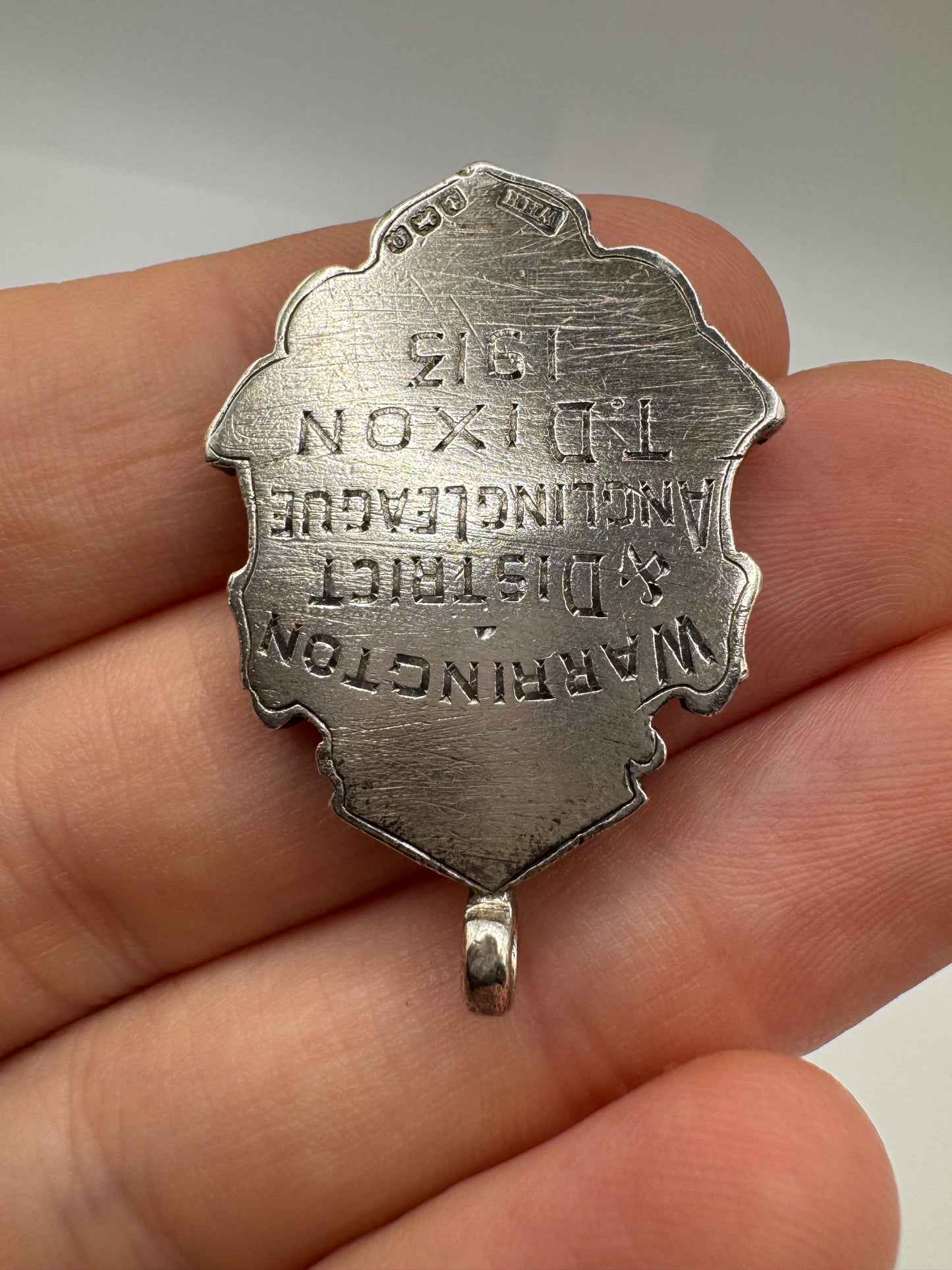 Antique silver fob