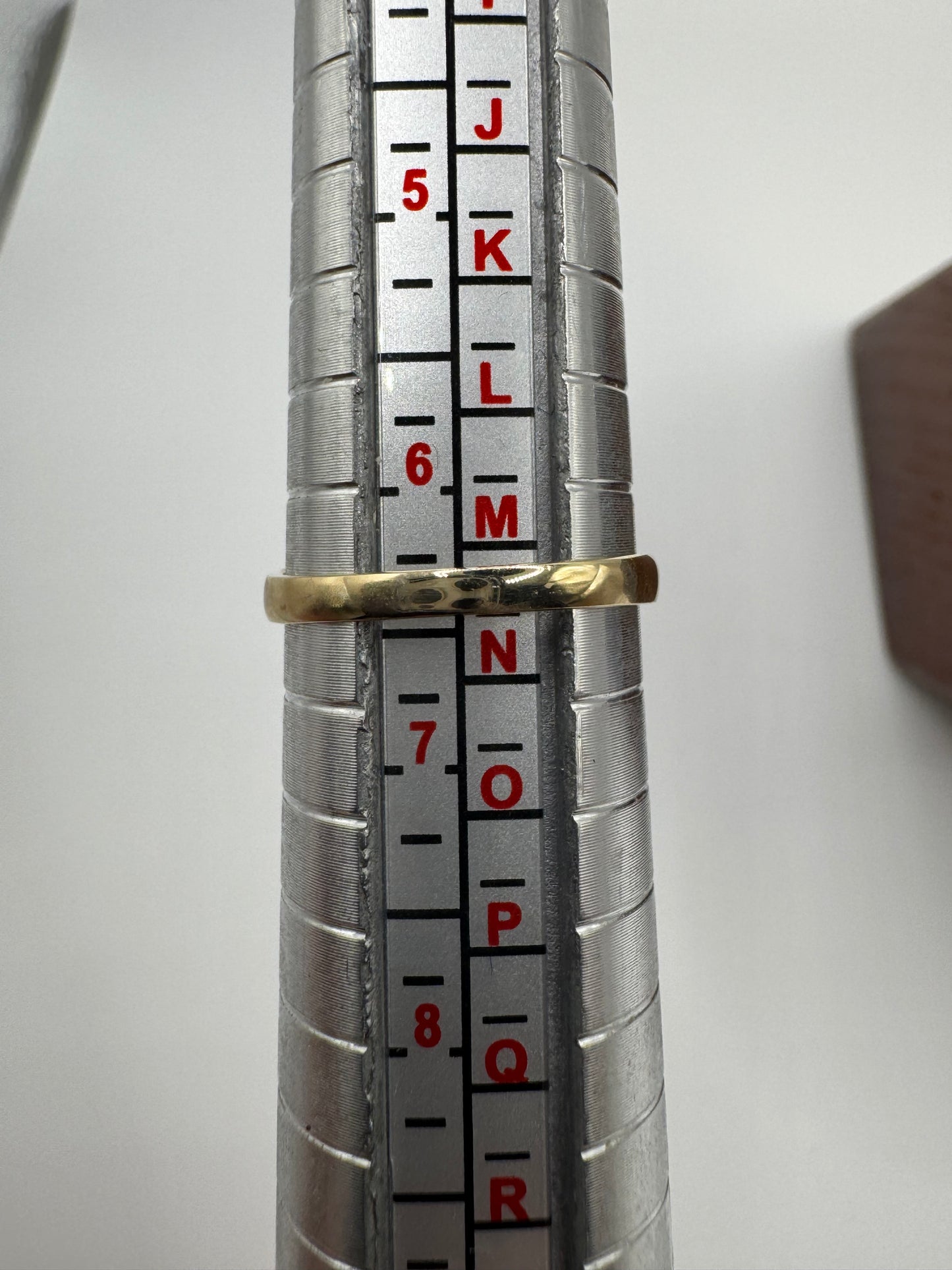 9ct gold ruby and diamond gypsy ring