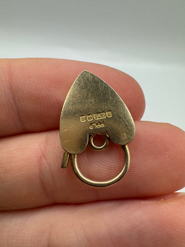 9ct gold padlock 13
