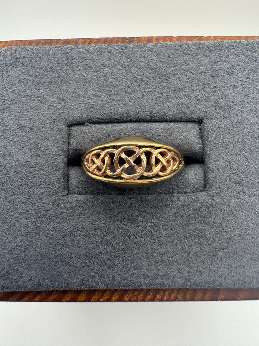 9ct clogau gold Celtic ring