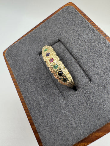 9ct gold “DEAREST” ring