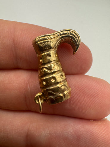 9ct gold boot charm
