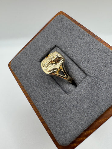9ct gold tutankhamun ring