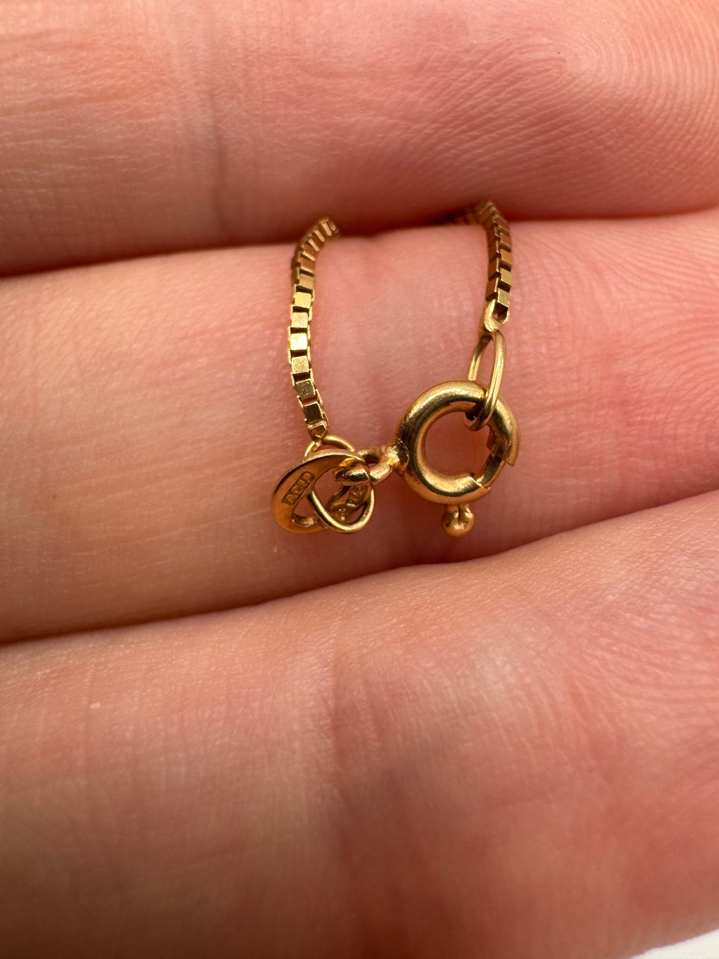 9ct gold chain 74 16”