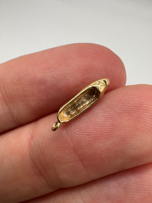 9ct gold slipper charm