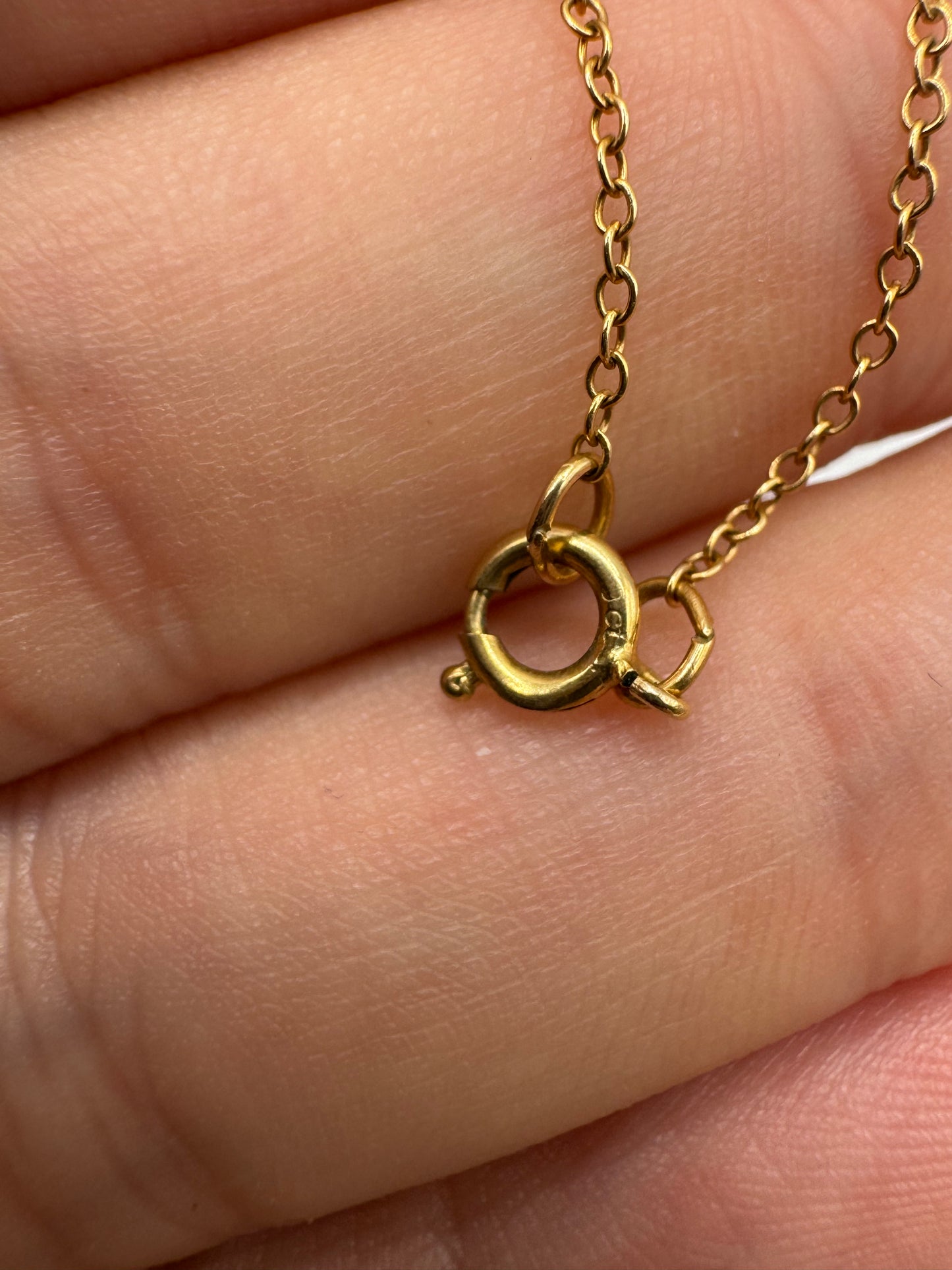 9ct gold chain 75 18”