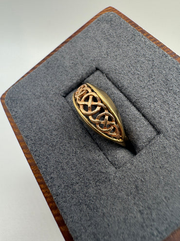 9ct clogau gold Celtic ring