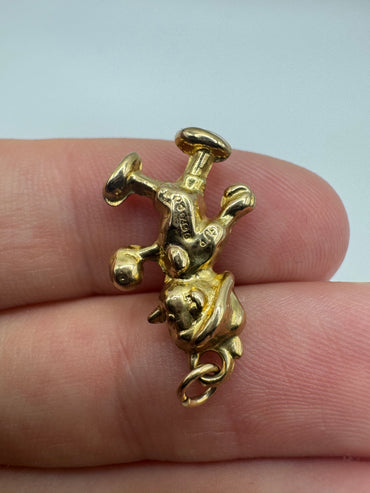 9ct gold character charm