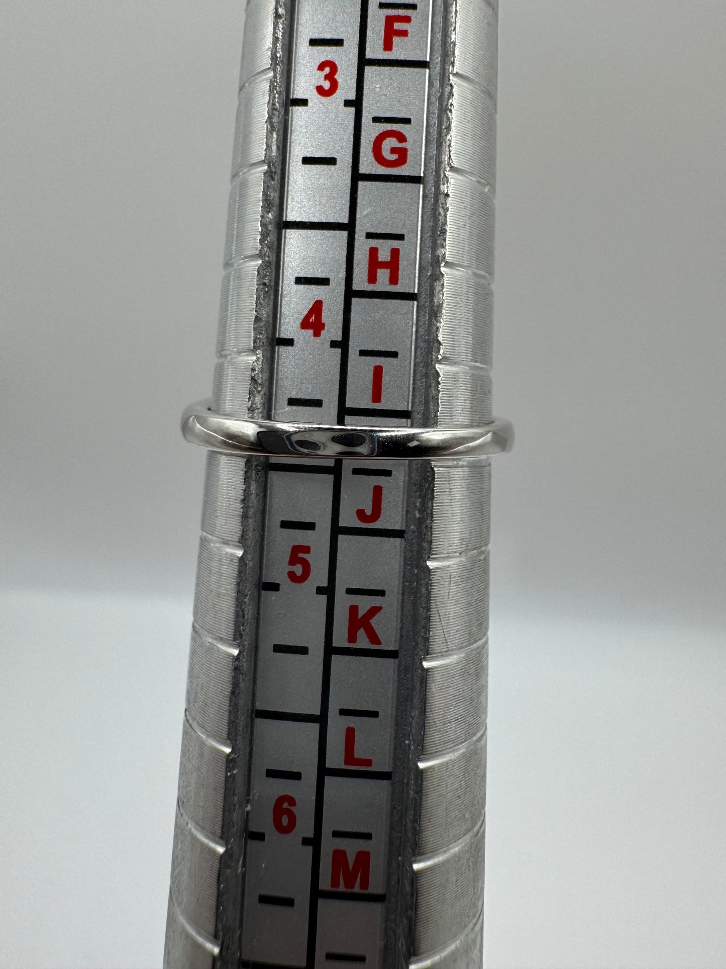 Silver engraved signet ring