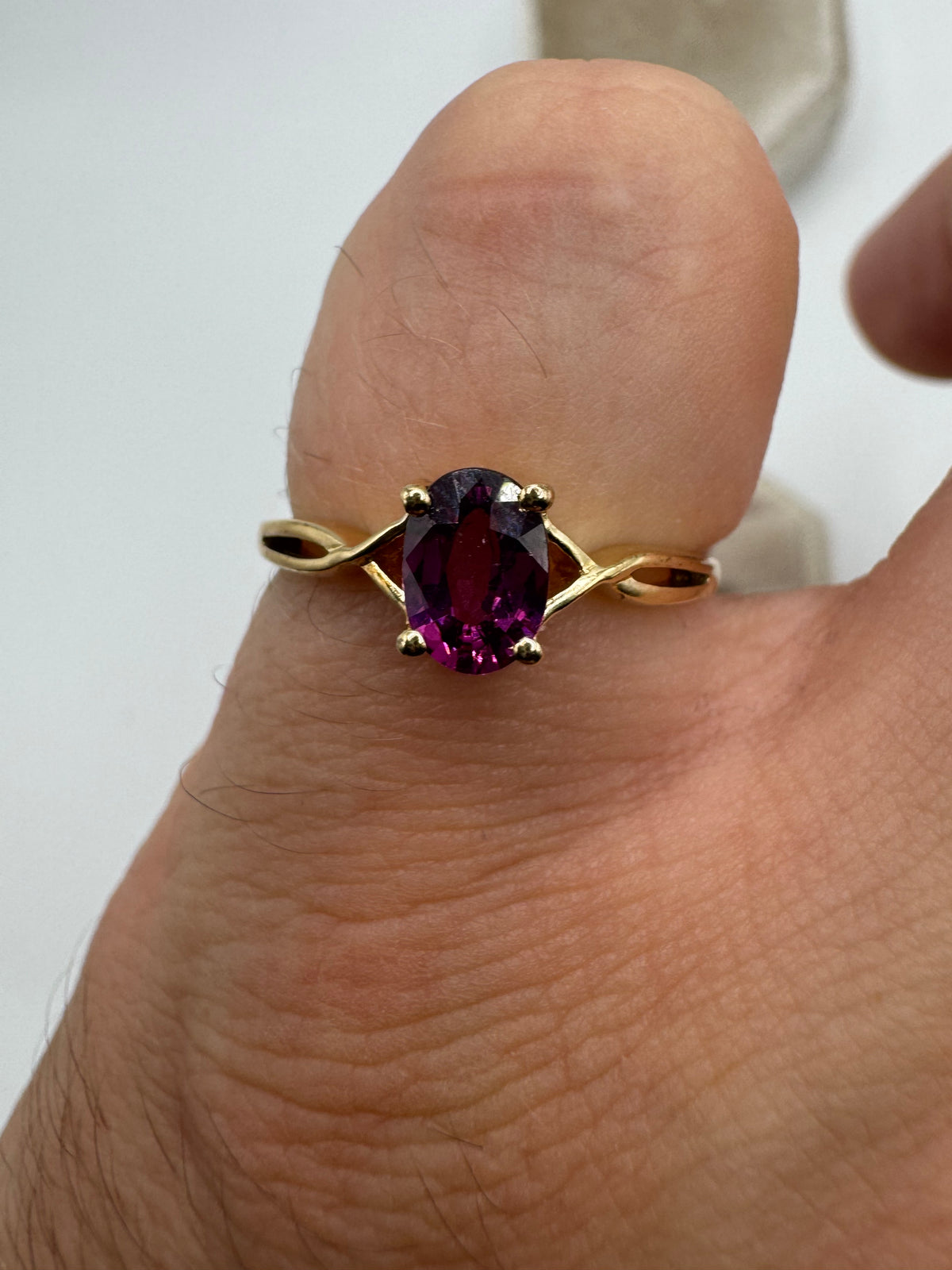 9ct gold tourmaline ring